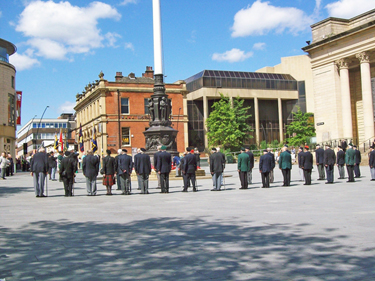 Veterans of the Normandy landings of 6 June 1944 attending Sheffield's official D-Day commemoration service