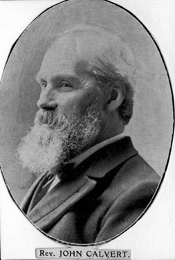 Rev. John Calvert (1832 - 1922) of Zion Congregational Chapel, Attercliffe