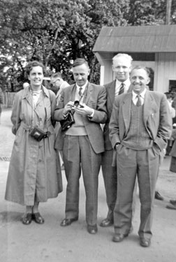 Miss Stevenson; Mr. Ludbrook; Mr. Walsh and; Mr. Bellamy, teachers from Prince Edward Junior School on a school outing to Chester Zoo