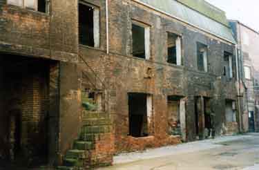 Unidentified derelict buildings