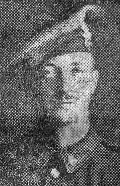 Private Fred Harrington, of the Canadian Forces, whose parents live at Hunters Bar, Sheffield, killed in action
