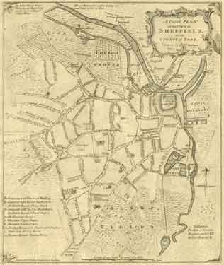 A correct plan of the town of Sheffield by William Fairbank