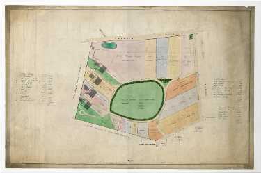 The Endcliffe Building Company's land as finally divided [Endcliffe Crescent], c. 1830