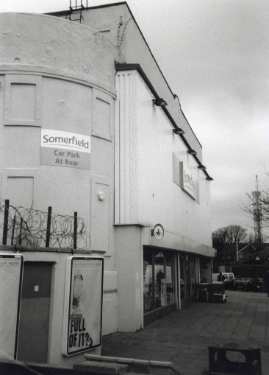 Somerfield Supermarket (formerly Manor Cinema and Bingo Hall), No. 942 City Road, near the junction of Prince of Wales Road and Ridgeway Road