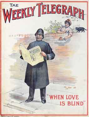 Sheffield Weekly Telegraph poster: When love is blind