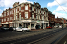 West Street at junction of Mappin Street showing (centre) No. 208 Bookworld, booksellers