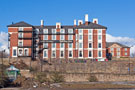 Royal Victoria Holiday Inn from waste ground behind Park Inn off Blonk Street