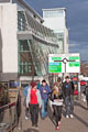 Looking East down Western Bank towards Richards Roberts Building, University of Sheffield 