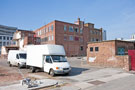 Looking towards The Moor from Eyre Street across the demolished site for the proposed new Market