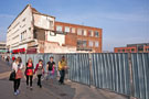 The remaining property formerly Nos 101-103, Ethel Austin; 05 and 107-109, Home Bargains to be demolished for the new Market, The Moor