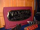 Nameplate from Great Central Railway locomotive Valour on display at Royal Victoria Hotel