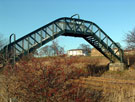 Railway footbridge at Butterthwaite Hamlet