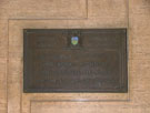 Plaque in entrance to Central Lending Library, Surrey Street