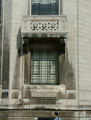 Window of the Central Library, corner of Surrey Street and Tudor Square