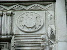 Carved detail on the doorway of the Central Library, Surrey Street