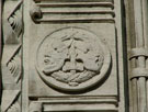 Carved detail around doorway to the Central Library, Surrey Street