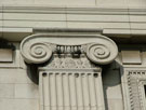 Carved detail on Central Library, Surrey Street