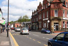 Chesterfield Road from junction with Chantry Road, looking north. No. 727-729, HSBC Bank on corner