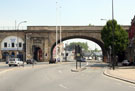 View: a00185 View through Wicker Arches to Spital Hill and Savile Street junction