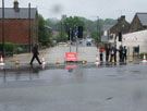 Flooding at the junction of The Common and Mill Road, Ecclesfield