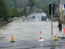 Flooding at junction of The Common and Mill Road, Ecclesfield