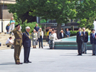 View: a00363 Official commemoration service of the D-Day landings of 6 June 1944 at Barker's Pool War Memorial attended by members of the Normandy Veterans Association