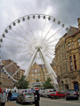 Wheel of Sheffield, top of Fargate looking towards Orchard Square from Surrey Street