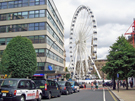 Big wheel at the top of Fargate, viewed from Barker's Pool