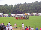 Roman military re-enactment during Sheffield Fayre at Norfolk Heritage Park