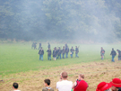 Re-enactment by the American Civil War Society during Sheffield Fayre at Norfolk Heritage Park