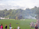 Military re-enactment by the American Civil War Society at Norfolk Heritage Park during the Sheffield Fayre