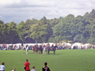 Military re-enactment by the American Civil War Society at Norfolk Heritage Park during Sheffield Fayre