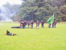 Military re-enactment by the American Civil War Society at Norfolk Heritage Park during Sheffield Fayre