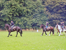 Military re-enactment by the American Civil War Society during Sheffield Fayre held at Norfolk Heritage Park