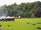 Military re-enactment by the American Civil War Society at Norfolk Heritage Park