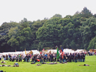 Military re-enactment by the American Civil War Society at Norfolk Heritage Park during Sheffield Fayre