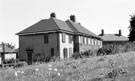 Back of house on Falstaff Road behind waste ground ready for rebuilding on Murdoch Road