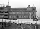 Building work on site of former Sinclair's glass and china retailers, between Regent Street and Regent Terrace  off Glossop Road looking towards Regent Street