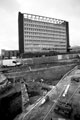 View: c00280 Archaeological dig outside the station during rebuilding work showing (back) Sheaf House, Sheaf Square