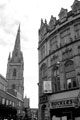 Carmel House, Fargate, with St Marie's Cathedral, Norfolk Row in background