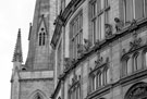 Carmel House, Fargate, with St Marie's Cathedral in background