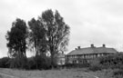 Back of houses on Deerlands Close from Tongue Gutter