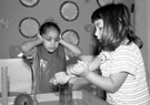 Water play, Denby Street Nursery, Highfield