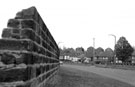 Old wall on Yew Lane near No. 270, Parson Cross