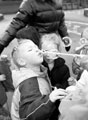 Blowing bubbles, Denby Street Nursery, Highfield