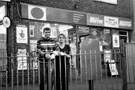 Manish and Varsha Hira at the former Jenkin Drive Post Office, now part of Hira's supermarket