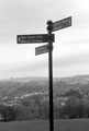 Signpost in Meersbrook Park