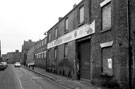 Williams Brothers of Sheffield, screw cutters and general machining, Green Lane. Former Ebenezer Wesleyan Methodist Sunday School in backgroumd