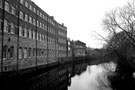 Cornish Place Apartments overlooking the River Don, from Ball Street. (Former premises of James Dixon and Sons, Cornish Place Works)