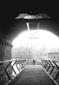 The Cobweb Bridge (under the Wicker viaduct), off Effingham Street, Five Weirs Walk